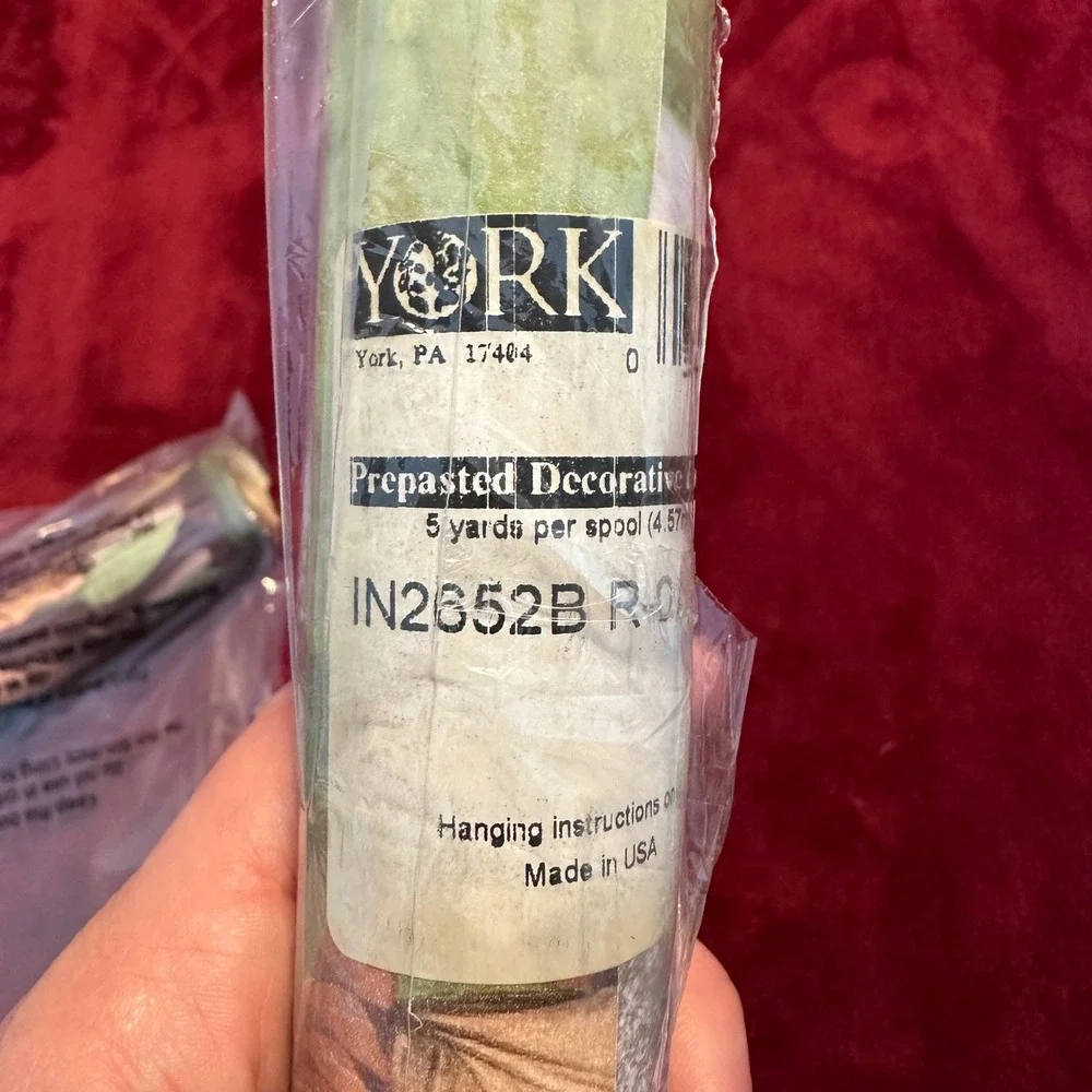 York Vintage Golf Wallpaper Border 2 Rolls Prepasted IN2652B Green Tan 10 Yards
